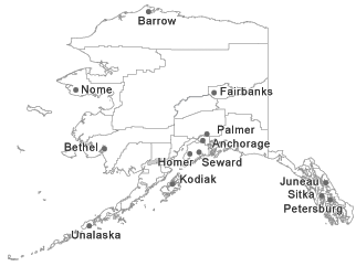 Map of Alaska